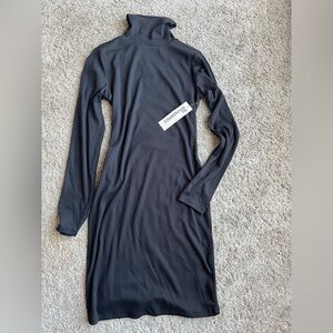 No Boundaries Black Turtleneck Long Sleeve Dress